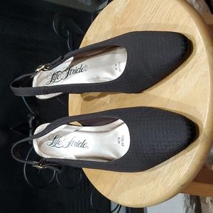 Life Stride Black Heels
